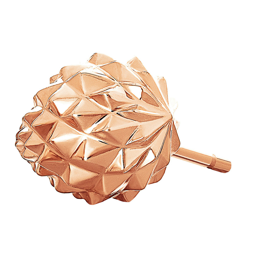 Rose Gold Pinecone Studs