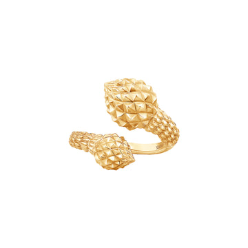 Pinecone Yellow Gold Small Ring