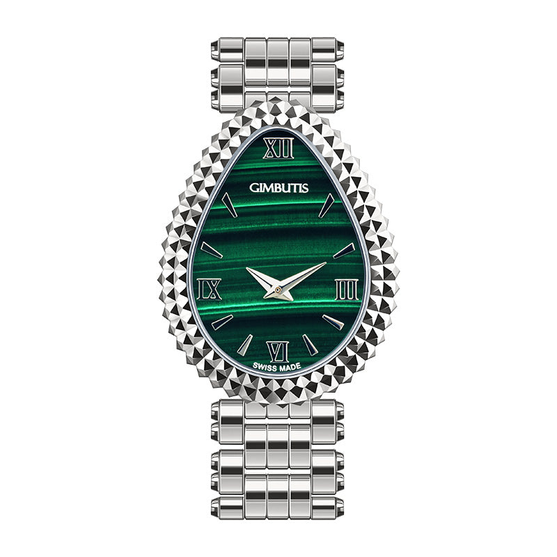 Pinecone MAJA Malachite dial
