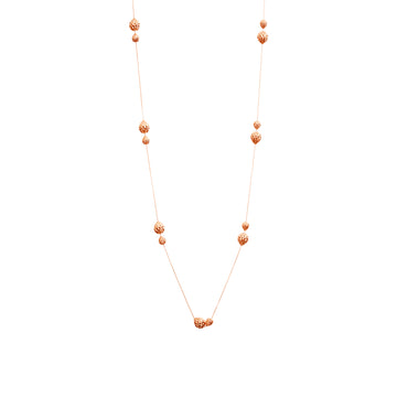 Rose Gold Pine Cone Necklace