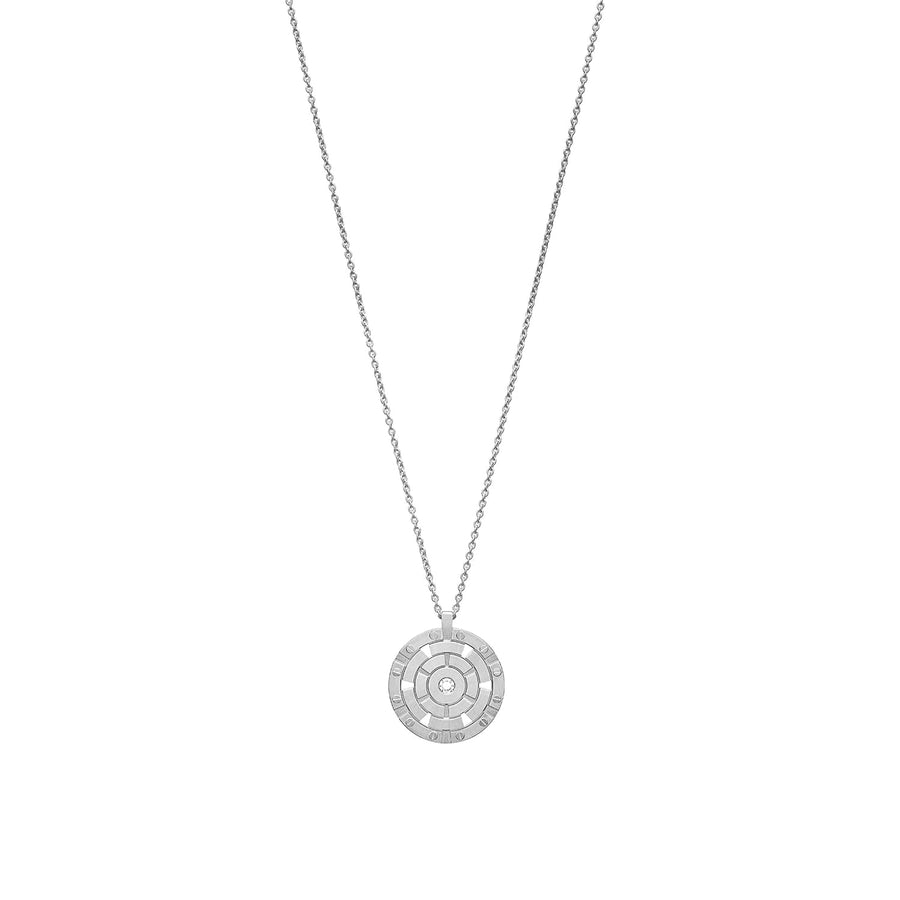 White Gold Small Target Pendant