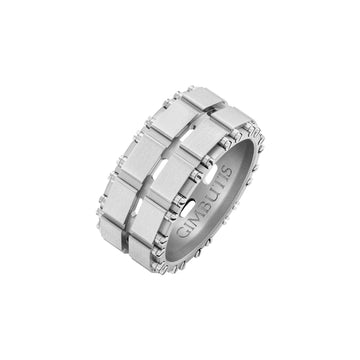 White Gold Target Ring