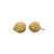 Yellow Gold Pinecone Studs