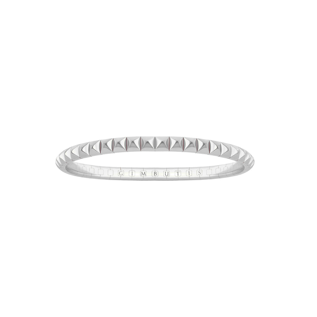 White Gold Spike Bracelet