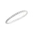White Gold Spike Bracelet