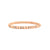 Rose Gold Semi Pave Spike Bracelet With Diamonds
