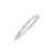 White Gold Semi Pave Spike Bracelet With Diamonds