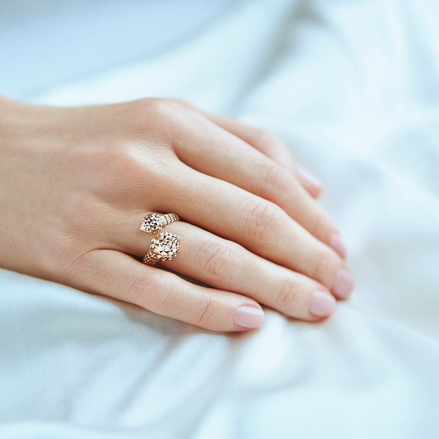 Pinecone Rose Gold Small Ring