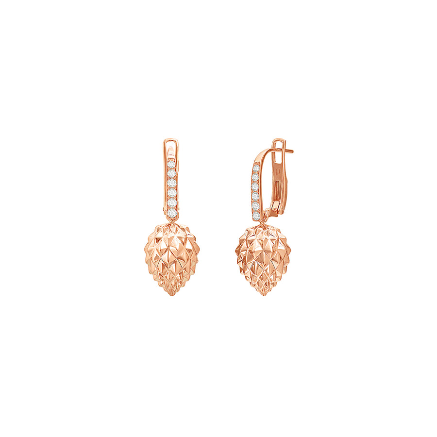 Pinecone Dangling Earrings