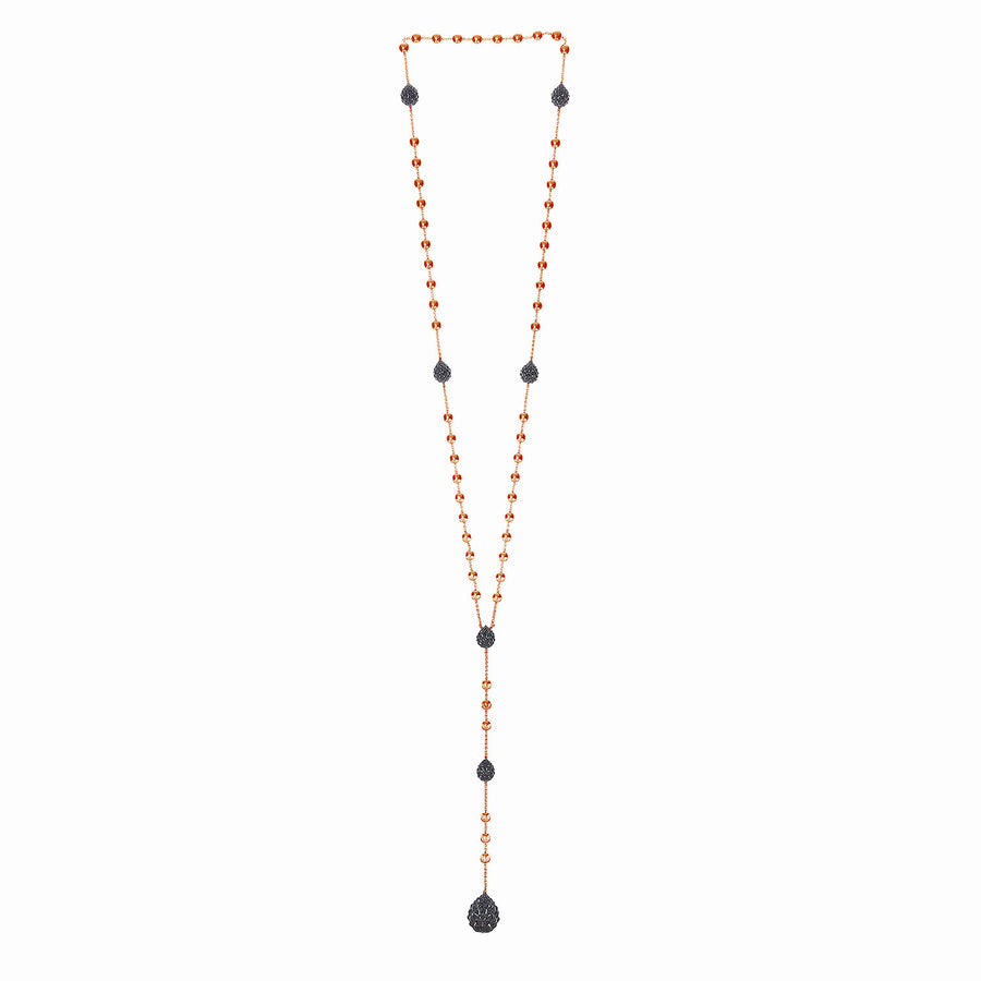 Rose Gold Pine Cone Necklace
