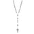 White Gold Vatican Pine Cone Necklace