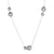 White Gold Pine Cone Necklace