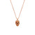 Rose Gold Pine Cone Necklace
