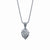 White Gold Pine Cone Pendant
