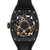 Avantgarde Pinecone Skeleton Black DLC Watch