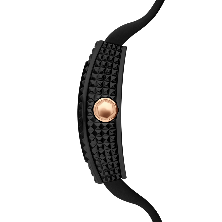 Avantgarde Pinecone Black DLC Solid Gold Watch
