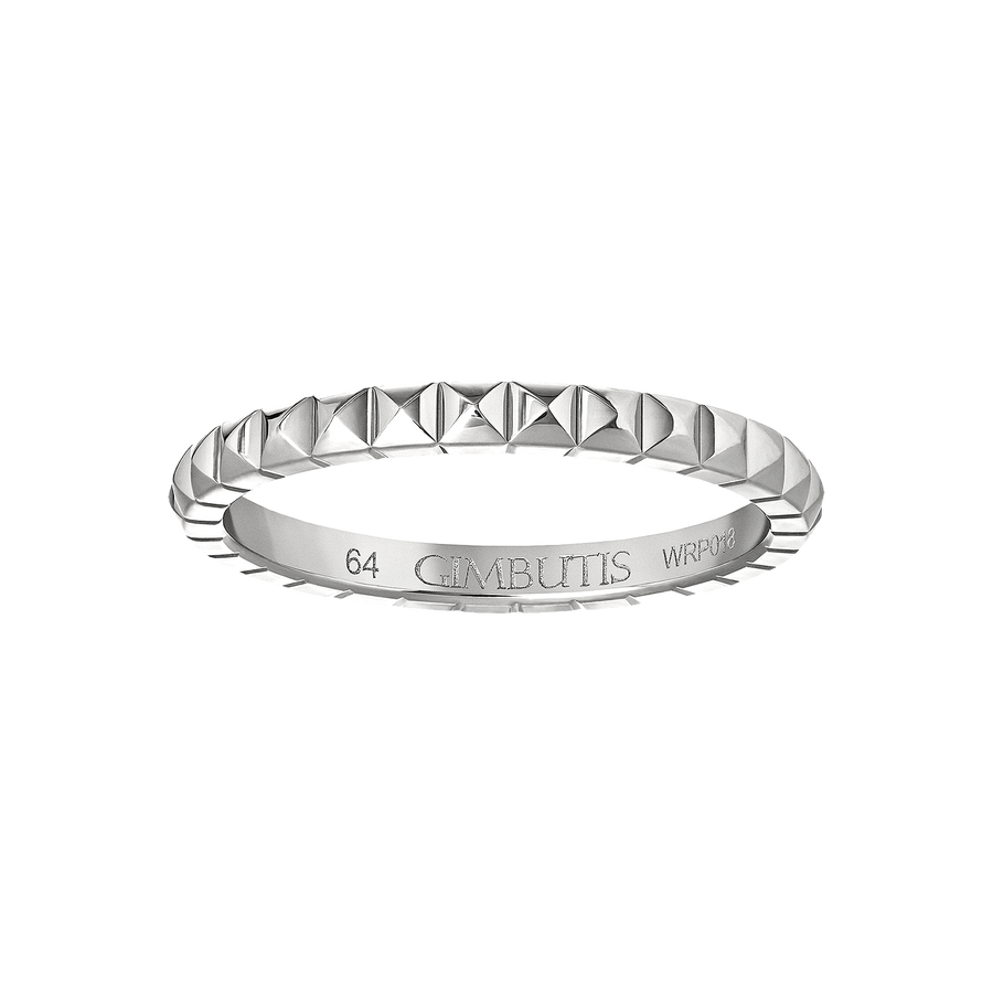 Pinecone Platinum Wedding Ring