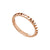 Pinecone Rose Gold Wedding Ring